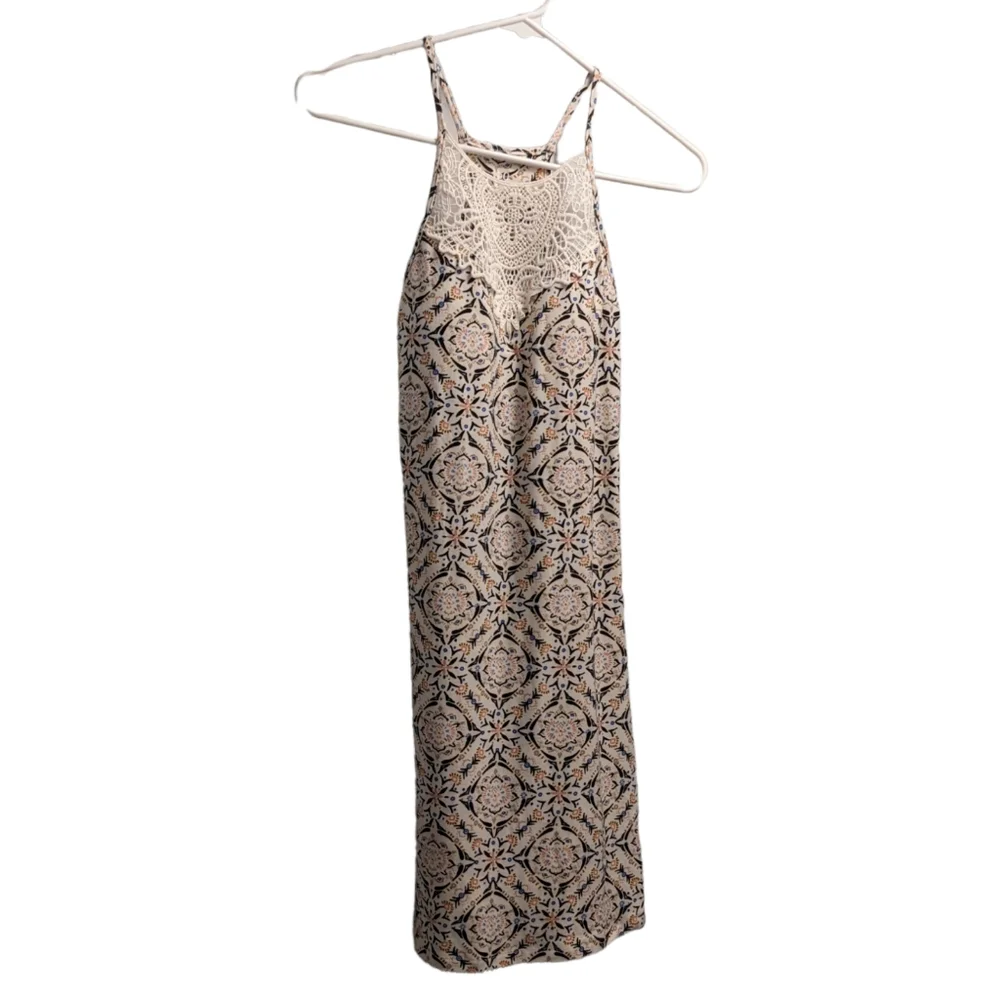 💥☎️ LAST CALL SO Boho Lace V Neck Dress XS - Picture 1 of 3
